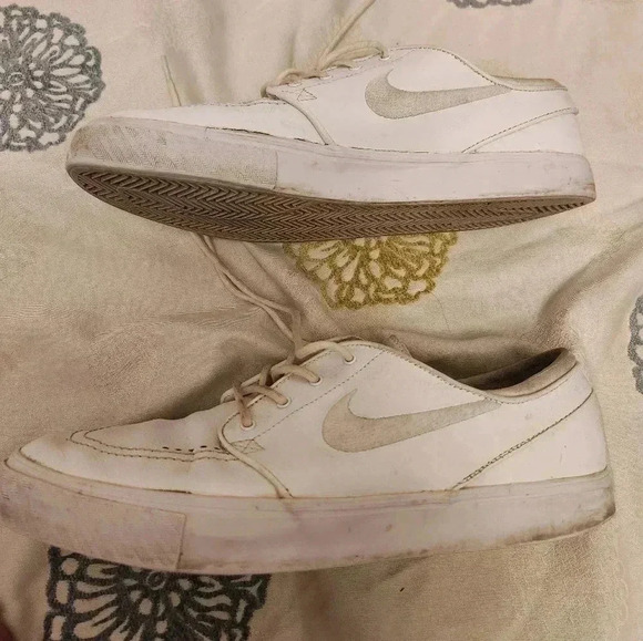 Nike Stefan Janoski Skate sneakers mens 11 all white - Picture 5 of 8